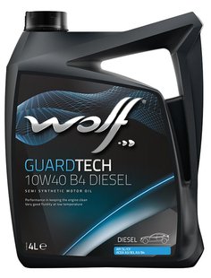 WOLF GUARDTECH 10W-40 B4 DIESEL, 4л