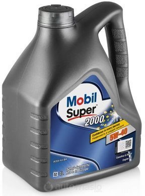 Mobil Super 2000 X3 5W-40, 4л.