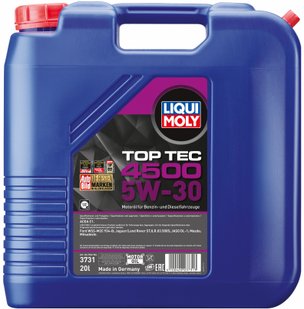 Liqui Moly Top Tec 4500 5W-30, 20л