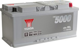 Автомобильный аккумулятор Yuasa Silver High Performance Battery 12V 110Ah YBX5020