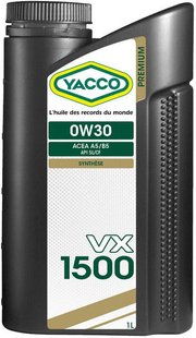 Yacco VX 1500 0W-30, 1л.