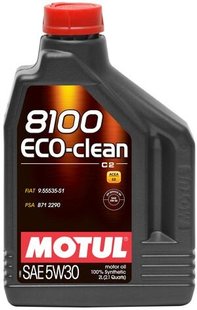 Motul 8100 Eco-clean 5W-30, 2л.