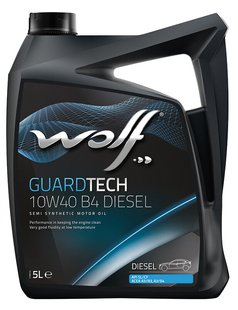 WOLF GUARDTECH 10W-40 B4 DIESEL, 5л