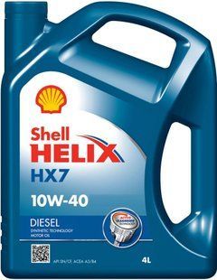 SHELL Helix Diesel HX7 10W-40, 4л.