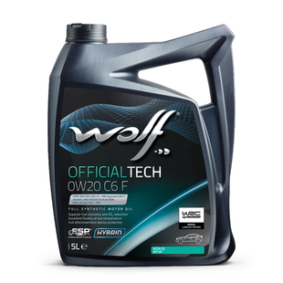 Wolf Officialtech 0W-20 C6 F, 5л