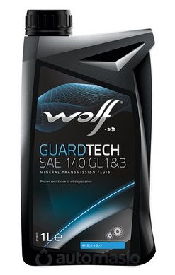 WOLF GUARDTECH SAE 140 GL-1/GL-3, 1л