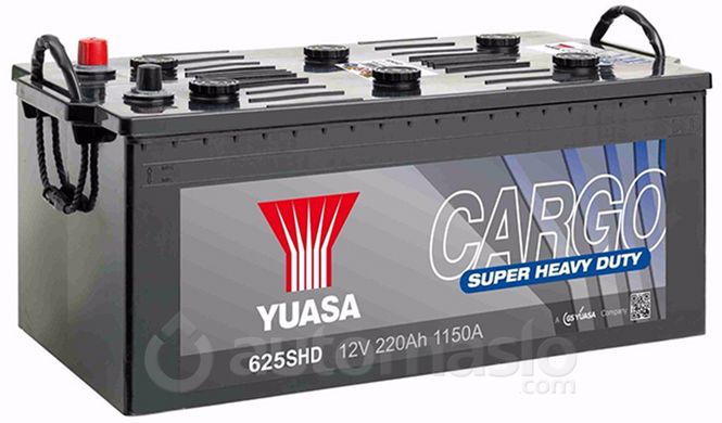 Автомобильный аккумулятор Yuasa Cargo Super Heavy Duty Battery 12V 220Ah YBX1632 заміна для 625SHD!!!