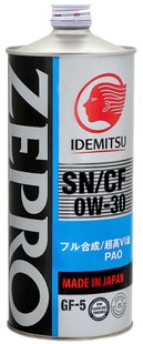 IDEMITSU ZEPRO Touring PRO 0W-30, 1л