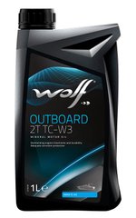 Лодочное моторное масло WOLF OUTBOARD 2T TC-W3, 1л