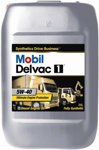 Mobil Delvac 1 5W-40, 20л.