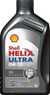 SHELL Helix Ultra SN 0W-20, 1л.