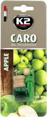 K2 CARO освежитель воздуха салона 4 мл (зел. яблоко)