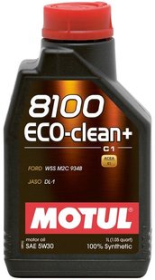 Motul 8100 Eco-clean+ 5W-30, 1л.