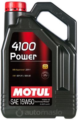 Motul 4100 Power 15W-50, 4л.