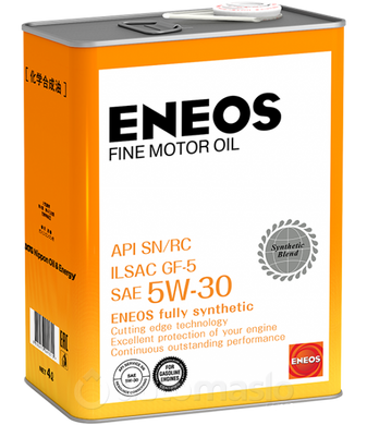 ENEOS FINE Motor Oil SN/RC 5W-30, 4л