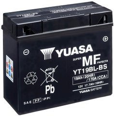 Мото аккумулятор Yuasa МОТО MF VRLA Battery 12V 19Ah YT19BL-BS (сухозаряженный)