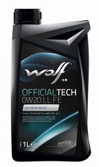WOLF OFFICIALTECH 0W-20 LL FE, 1л