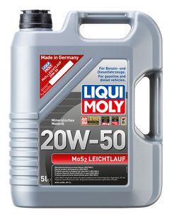 Liqui Moly MoS2 Leichtlauf 20W-50, 5л
