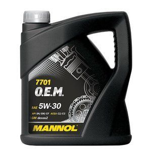 Mannol 7701 O.E.M. 5W-30, 4л.