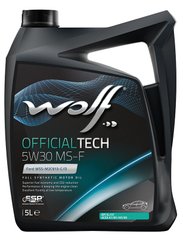 WOLF OFFICIALTECH 5W-30 MS-F, 5л