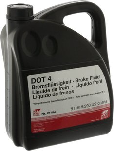 Febi 21754 Dot 4 Brake Fluid, 5л.