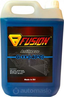 Антифриз Fusion Antifreeze -40 синий G-11 5L