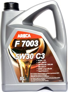 Areca F7003 5W30 C3, 5л.