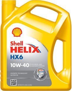 SHELL Helix HX6 10W-40, 4л.