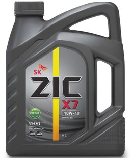 ZIC X7 10W-40 Diesel, 6л