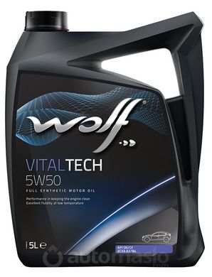 WOLF VITALTECH 5W-50, 5л