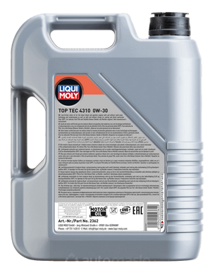 Liqui Moly Top Tec 4310 0W-30, 5л.