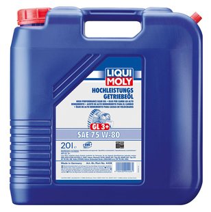 Liqui Moly Hochleistungs-Getriebeol SAE 75W-80 GL3+, 20л