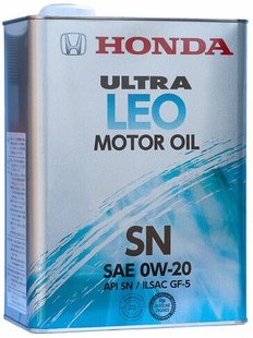 HONDA ULTRA LEO SP/GF-6 0W-20, 4л.