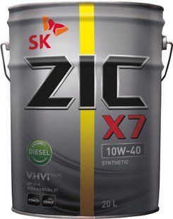 ZIC X7 10W-40 Diesel, 20л
