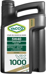 Yacco VX 1000LL 5W-40, 5л.