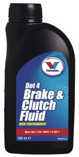 Valvoline Brake & Clutch Fluid DOT-4, 0,5л.