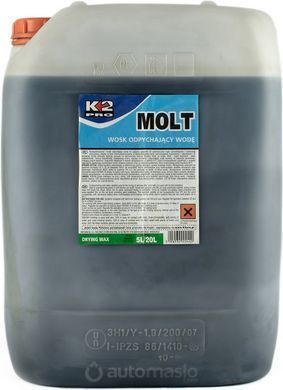 K2PRO MOLT 20Kg Профессиональный полироль с воском (специальная жидкость для автомоек)
