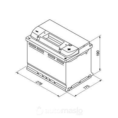 Автомобильный аккумулятор BOSCH S5 008 12V 77Ah 780A (0092S50080)