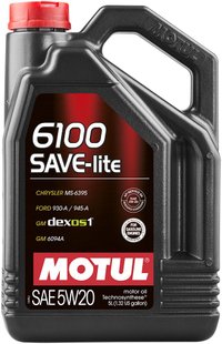 Motul 6100 Save-lite 5W-20, 5л.