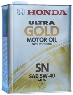 Honda Ultra Gold SN 5W-40, 4л.