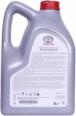 Toyota Engine Oil 0W-30, 5л.