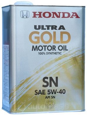 Honda Ultra Gold SN 5W-40, 4л.