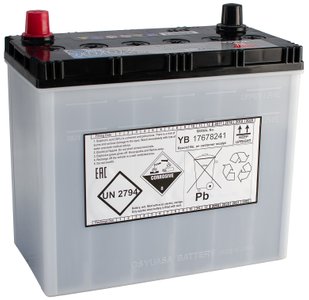 Автомобильный аккумулятор Yuasa EFB Start Stop Battery Japan 12V 45Ah YBX7053 (0)