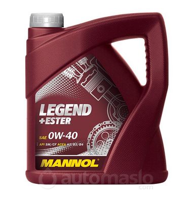 Mannol Legend+Ester 0W-40, 4л.