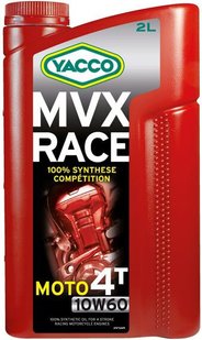 Yacco MVX Race 4T 10W-60, 2л.