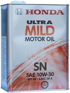 HONDA ULTRA MILD SN 10W-30, 4л.