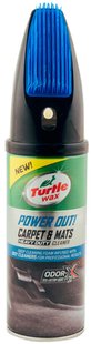 Очиститель текстильных и резиновых ковриков Turtle Wax ODOR-X аэрозоль+щетка, 400мл 52894