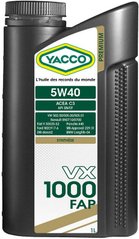 Yacco VX 1000 FAP 5W-40, 1л.