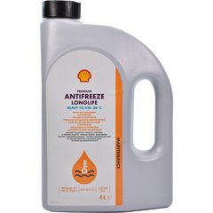 SHELL Premium Antifreeze LongLife 774 D-F (G12+) ready to use, 4л.
