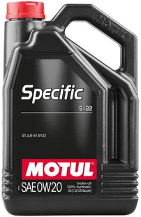 Motul Specific 5122 0W-20, 5л.